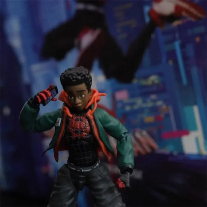 ML Legends Spider Man Action Figure Across the Spider-Verse SV Spiderman Miles Morales PVC Figures Action Figurine Gift Toys