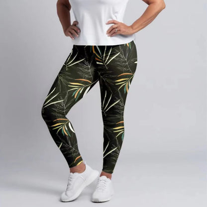 LETSFIND High Quality Fashion Fitness Leggings High Waist 3D Flowers Pattern Digital Print Sexy Casual Trousers Woman's Leggings