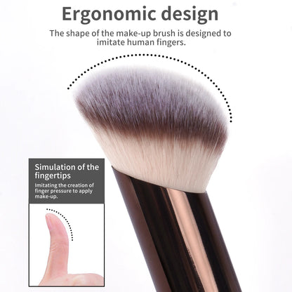 MAANGE Makeup Brushes Double Head Foundation Powder Concealer Blusher Bronzer Makeup Brush Soft Fiber Hair Cosmetic Beauty Tools