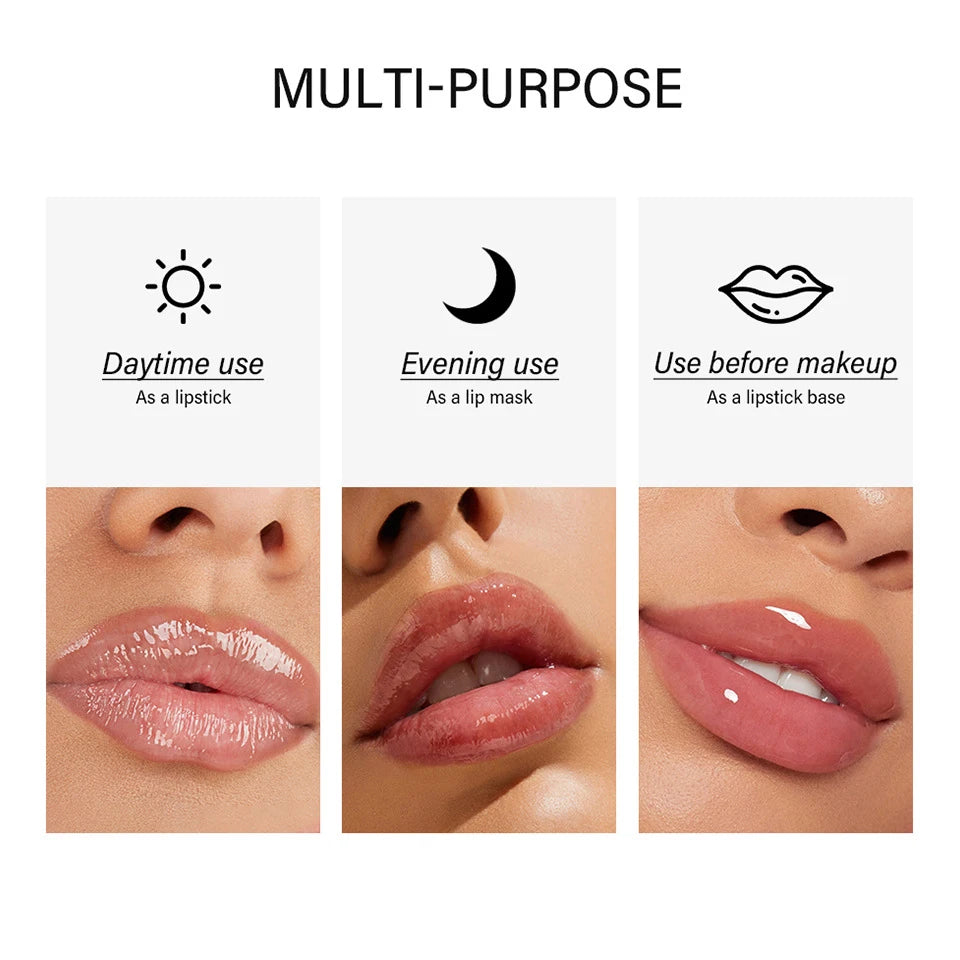 Peptide Lip Treatment Moisturizing Lip Mask Gel To Remove Dead Skin Lipstick Base Fruit Odor Lip Cream Repair Lip Care Mask 10ml