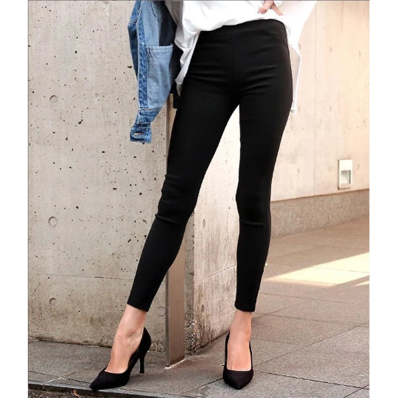 Black Leggings Women Pants Casual Tights Spandex Stretchy Legging Femme Pantalon High Waist Push Up Leggings Sexy Girl Leggins