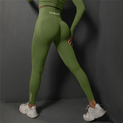 2023 ANIMALU Seamless Leggings Women Gym Yoga Pants Women's High Waist Legging Fitness Workout Tights Running Pants