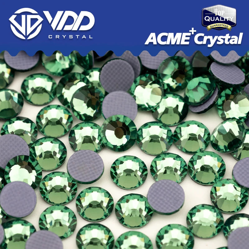 VDD 050 Erinite ACME+Series Glass Rhinestones Crystal Hot-Fix Glitter Flatback Strass Stones For DIY Crafts Garment Decorations