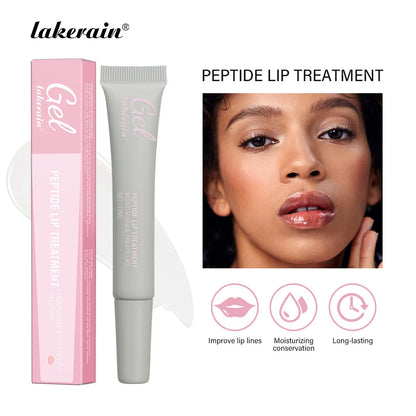 Peptide Lip Treatment Moisturizing Lip Mask Gel To Remove Dead Skin Lipstick Base Fruit Odor Lip Cream Repair Lip Care Mask 10ml