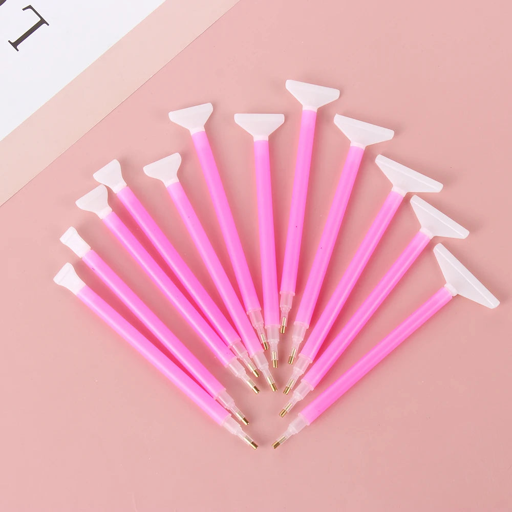 13Pcs Pen Head Point Drill Pen Replacement Diamond Painting Tool DIY Cross Stitch Accessories Embroidery Crafts Quick Cases Tool