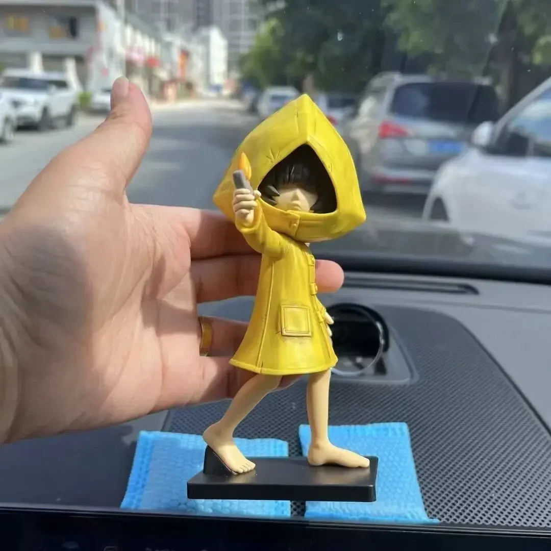 Little Nightmares Figure Mono Anime Figure Banpresto Six Figure Pvc Statue Collection Game Ornament Model Birthday ToY For Gifts