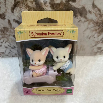 Sylvanian Families Figures Ternurines Husky Sheep Poodle Ear Fox Twins  Anime Figurine Room Decoration Model Toys Gift For Kids