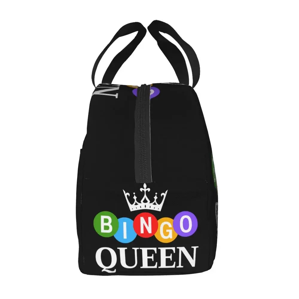 Hot Game Bingo Lunch Bag Leakproof Cooler Thermal Insulated Lunch Box For Women Kids School Beach Camping Travel Food Tote Bags