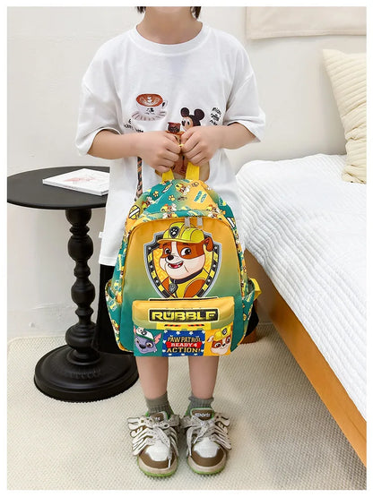 Original PAW Patrol Children School Bag Cute Dogs Fashion Boy Girl Backpack Kids Kindergarten Backpacks Chase Skye Baby Gift