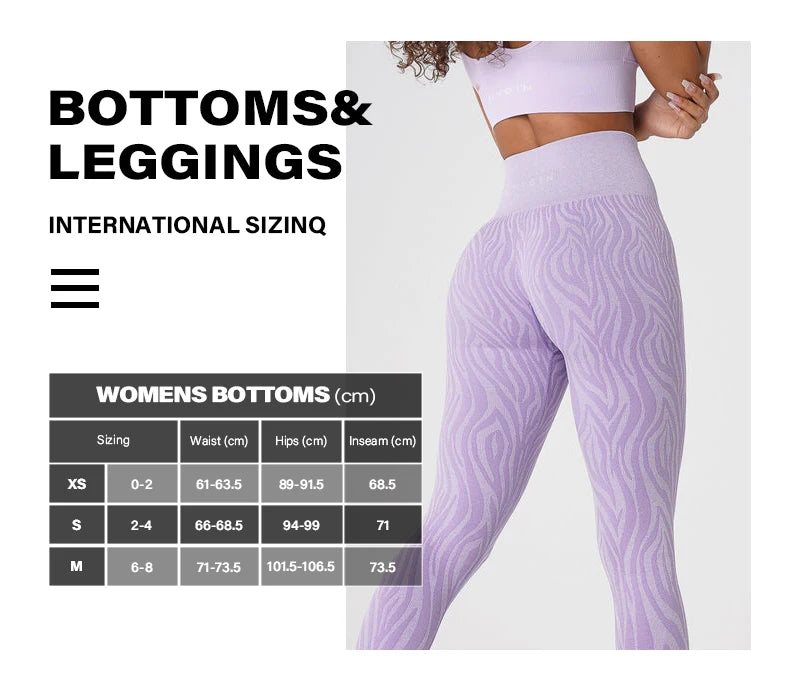 Nvgtn Zebra Pattern Seamless Leggings Women Soft Workout Tights Fitness Outfits Yoga Pants  Gym Wear