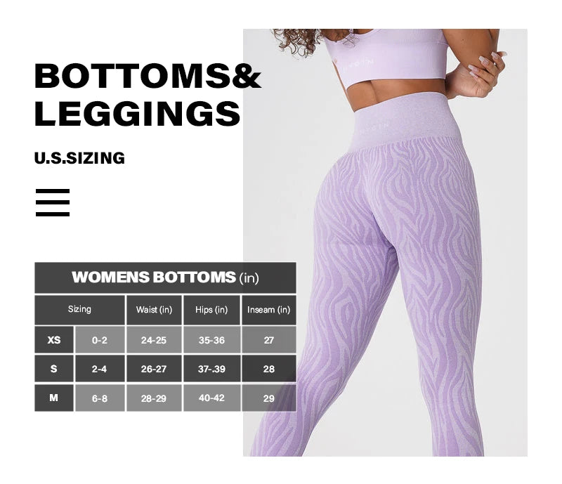 Nvgtn Zebra Pattern Seamless Leggings Women Soft Workout Tights Fitness Outfits Yoga Pants  Gym Wear