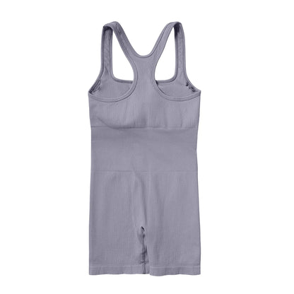 Seamless Bodysuiyts for Women  Contracted Tummy Control Rompers Sexy Sleeveless Backless  Yoga Sets Jumpsuits Women's Clothings