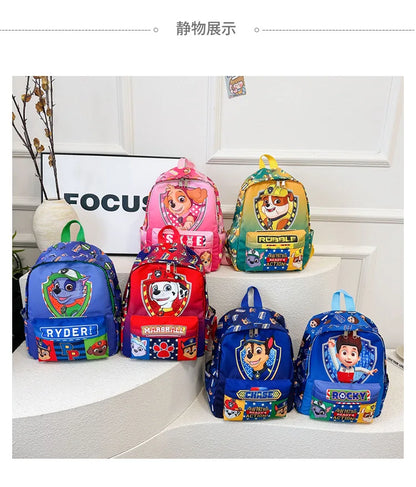 Original PAW Patrol Children School Bag Cute Dogs Fashion Boy Girl Backpack Kids Kindergarten Backpacks Chase Skye Baby Gift