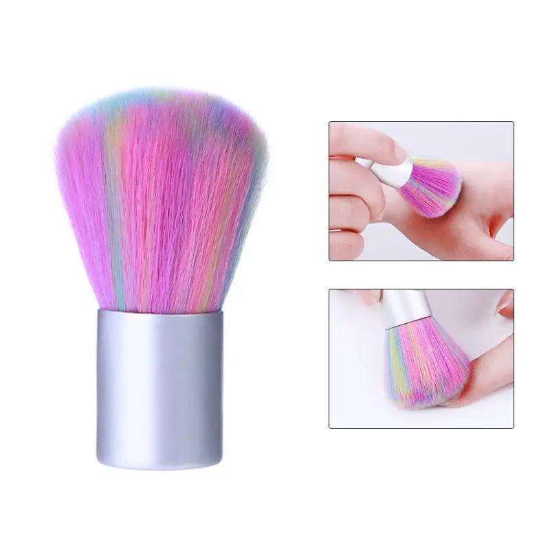 1 Pc Soft Nail Cleaning Brush Acrylic UV Gel Powder Dust Remover Brush Nail Care Tool