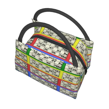 I Love Bingo Game Insulated Lunch Bags for School Office Waterproof Cooler Thermal Lunch Box Women lunchbag