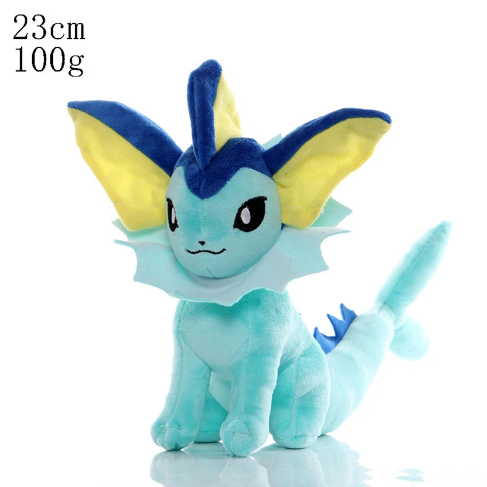 22cm Pokemon Plush Doll Toy Kawaii Glaceon Leafeon Espeon Jolteon Vaporeon Flareon Eevee stuffed doll for kids birthday gift