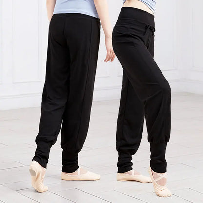 Running Sport Pants Woman Fitness Yoga Pants Yoga Legging Dance Pants High Waist Stretch Slim Ballet Pants Ladies