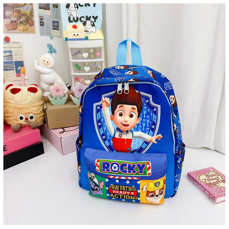 Original PAW Patrol Children School Bag Cute Dogs Fashion Boy Girl Backpack Kids Kindergarten Backpacks Chase Skye Baby Gift