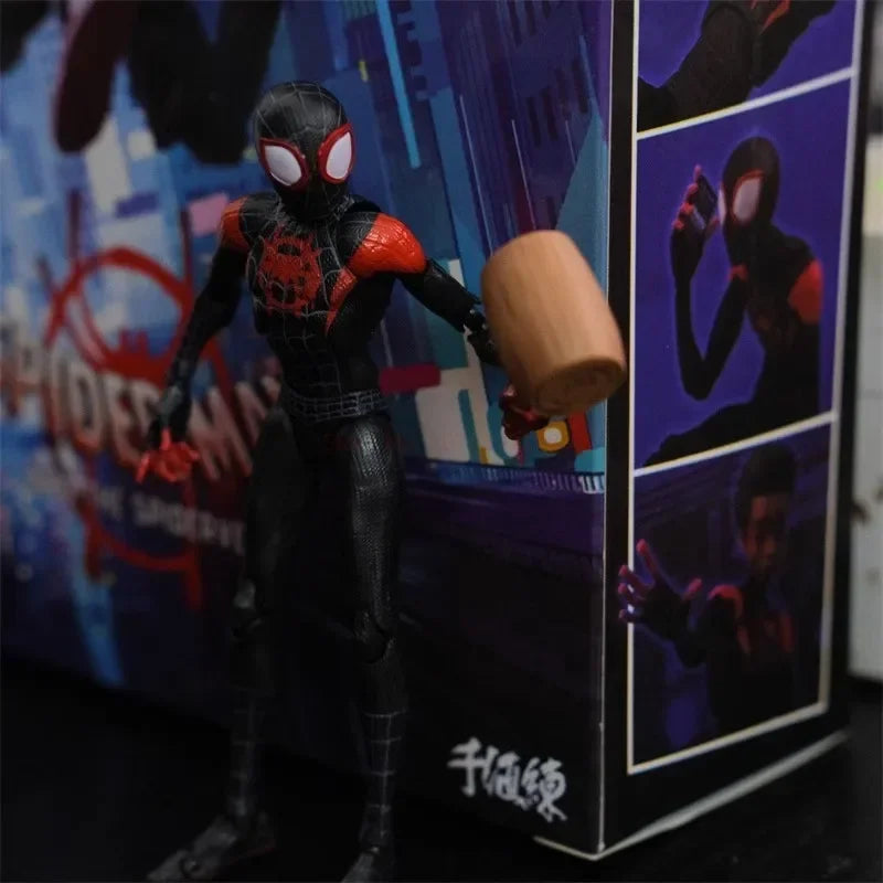 ML Legends Spider Man Action Figure Across the Spider-Verse SV Spiderman Miles Morales PVC Figures Action Figurine Gift Toys