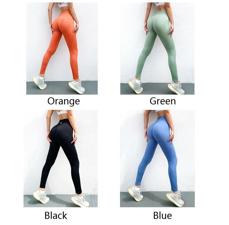 Yoga base pants women's fitness running high waist hip pants running sports fitness fast dry breathable sports pants