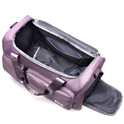 Travel Bag Female Large-Capacity Hand Luggage Dry-Wet Separation Sports Fitness Bag Short-Distance Travel Package