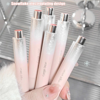 Jelly Solid Lip Gloss Cute Hydrating Mirror Red Brown Lipstick Clear Moisturizing Lips Tint Nature Nude Lip Makeup Cosmetics