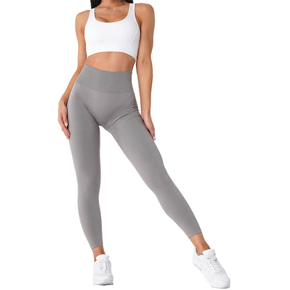 NVGTN Solid Seamless Leggings Women Soft Workout Tights Fitness Outfits Yoga Pants High Waisted Gym Wear Spandex Leggings