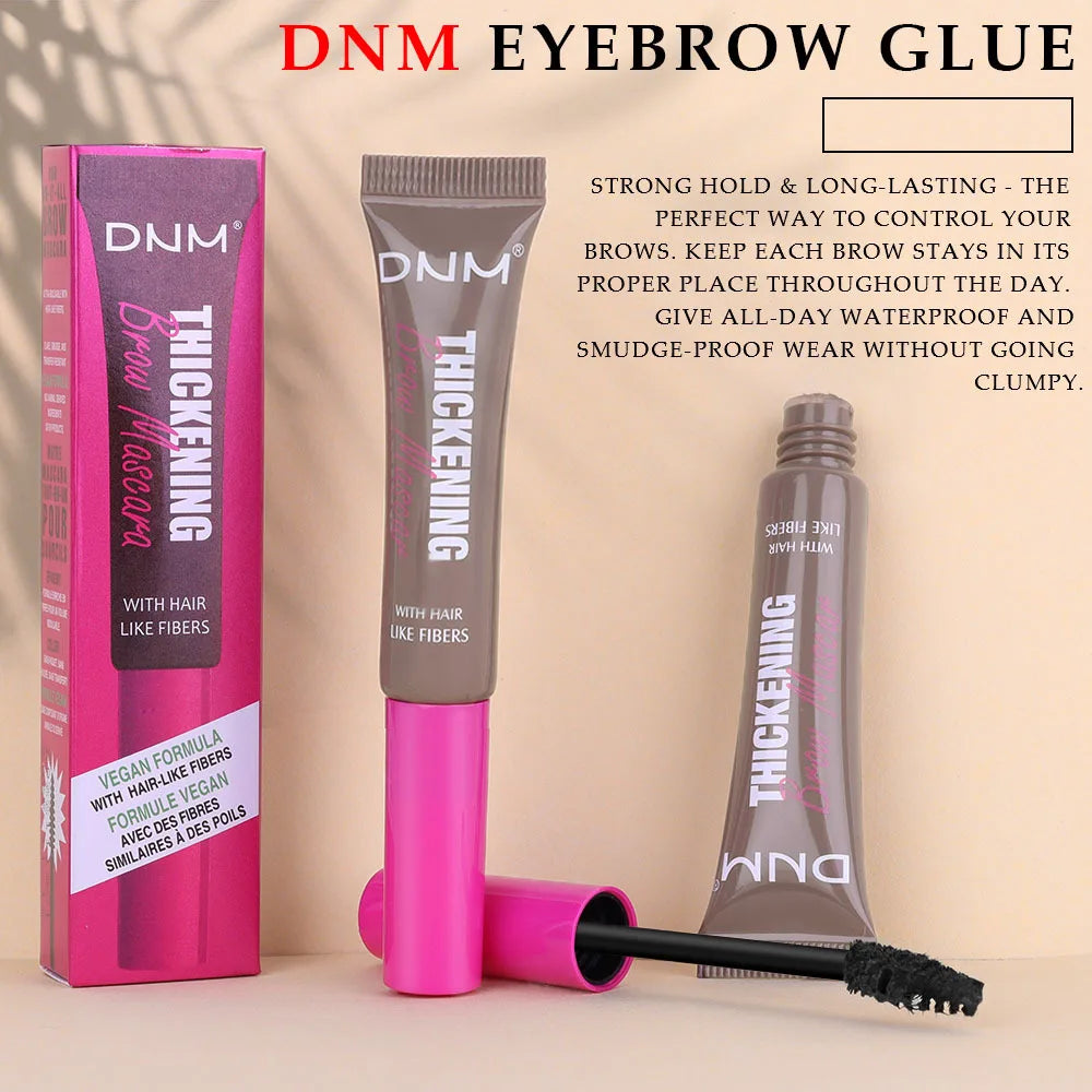 9 Colors Eyebrow Dye Styling Gel Thickening Fiber Brow Tint  Waterproof Easy To Wear Natural Full Eyebrow Cream Eyes Makeup Tool