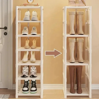 Shoe rack, multi-layer storage rack, household space saving,doorstep entry,indoor dormitory, apartment, small-sized shoe cabinet