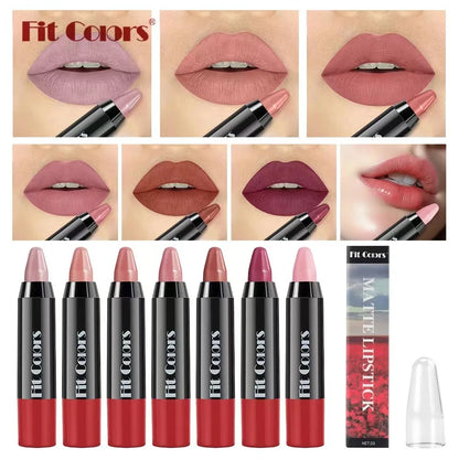 Nude Grey Pink Lip Liner Pen Matte Contour Tint Crayon Lipstick Non-stick Cup Waterproof Sexy Red Lip Shape Makeup Cosmetic