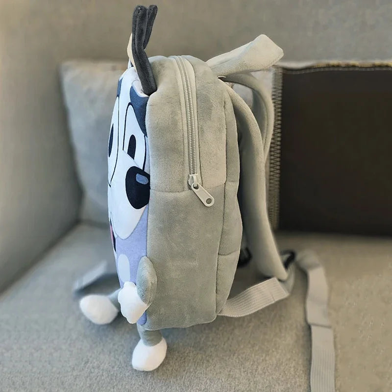 Bluey Anime Figures Kindergarten Kids Schoolbag Cartoon Bingo Plush Family Backpack Picnic Travel Photo Snack Bag Children Gifts