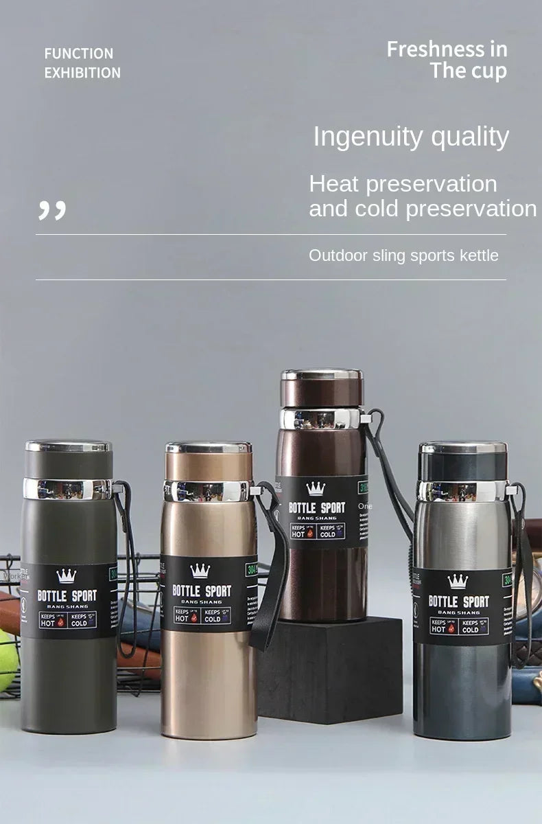 Thermal Water Bottle Keep Cold and Hot Water Bottle Thermos for Coffee Tea Vacuum Flasks Stainless Steel Thermos Bottle gifts