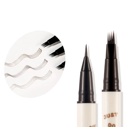 Four Claw Water Eyebrow Pen Natural Smooth Clear Roots 4 Point Head Liquid Eye Brow Liner Pencil Waterproof Eye Makeup Cosmetic