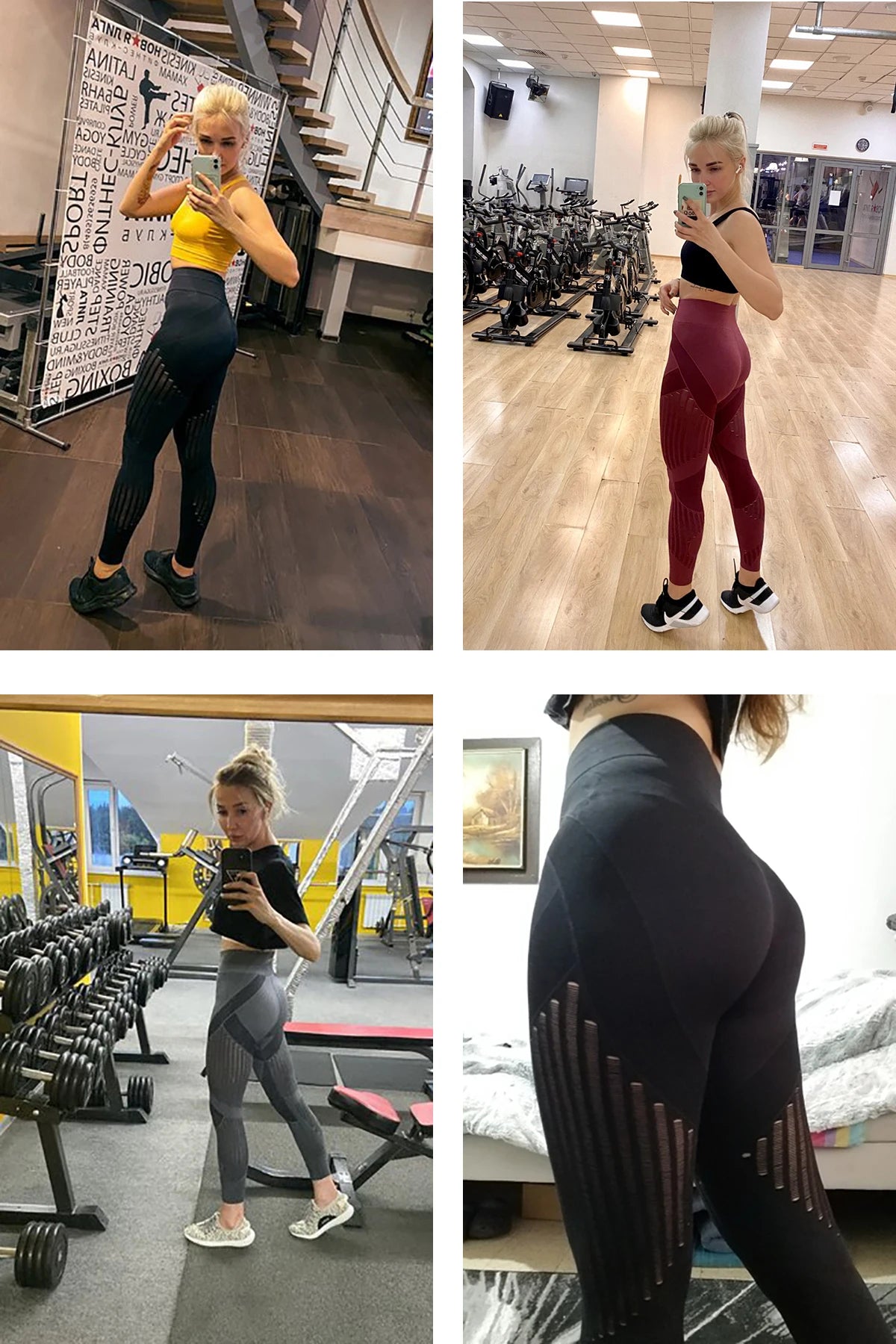 Sexy Women Fitness Leggings Hollow Seamless Leggings High Waist Gym Workout Legging Fashion Breathable Yoga Pant