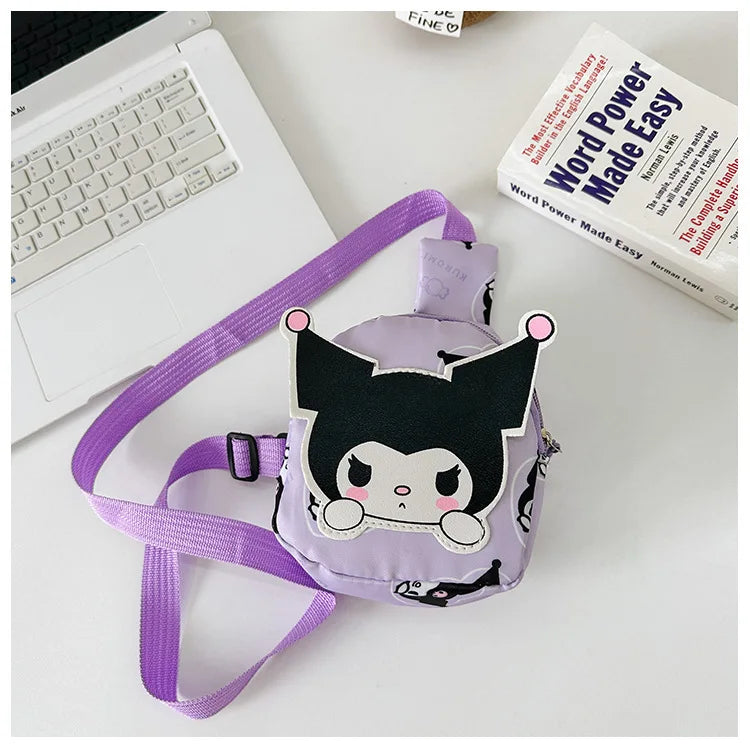 Sanrio Tide Children's Backpack Cartoon Cute Male and Girls Crossbody Shoulder Bag South Korea Ultra Light Children's chest bag