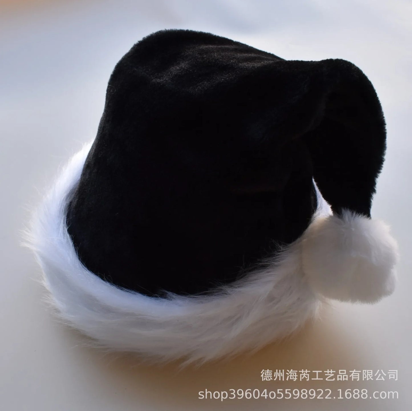 Red Blue Green Black Adult Children's Thick Plush Christmas Hat 2023 Noel Merry Christmas Decor Gift Hat Happy New Year 2024