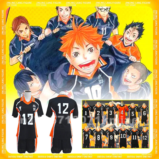 Haikyuu Short Sleeve Tops Men Summer T-shirt Volleyball Team Uniform Training Clothes Women Tshirt Casual Printing T Shirt Gifts