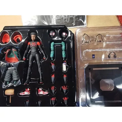 ML Legends Spider Man Action Figure Across the Spider-Verse SV Spiderman Miles Morales PVC Figures Action Figurine Gift Toys