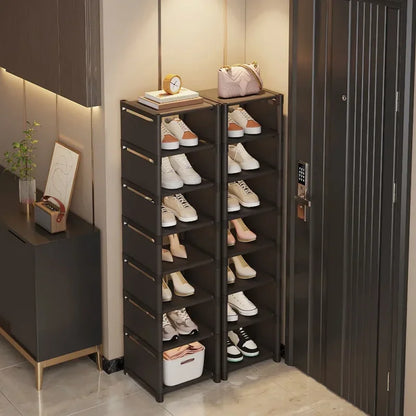 Shoe rack, multi-layer storage rack, household space saving,doorstep entry,indoor dormitory, apartment, small-sized shoe cabinet