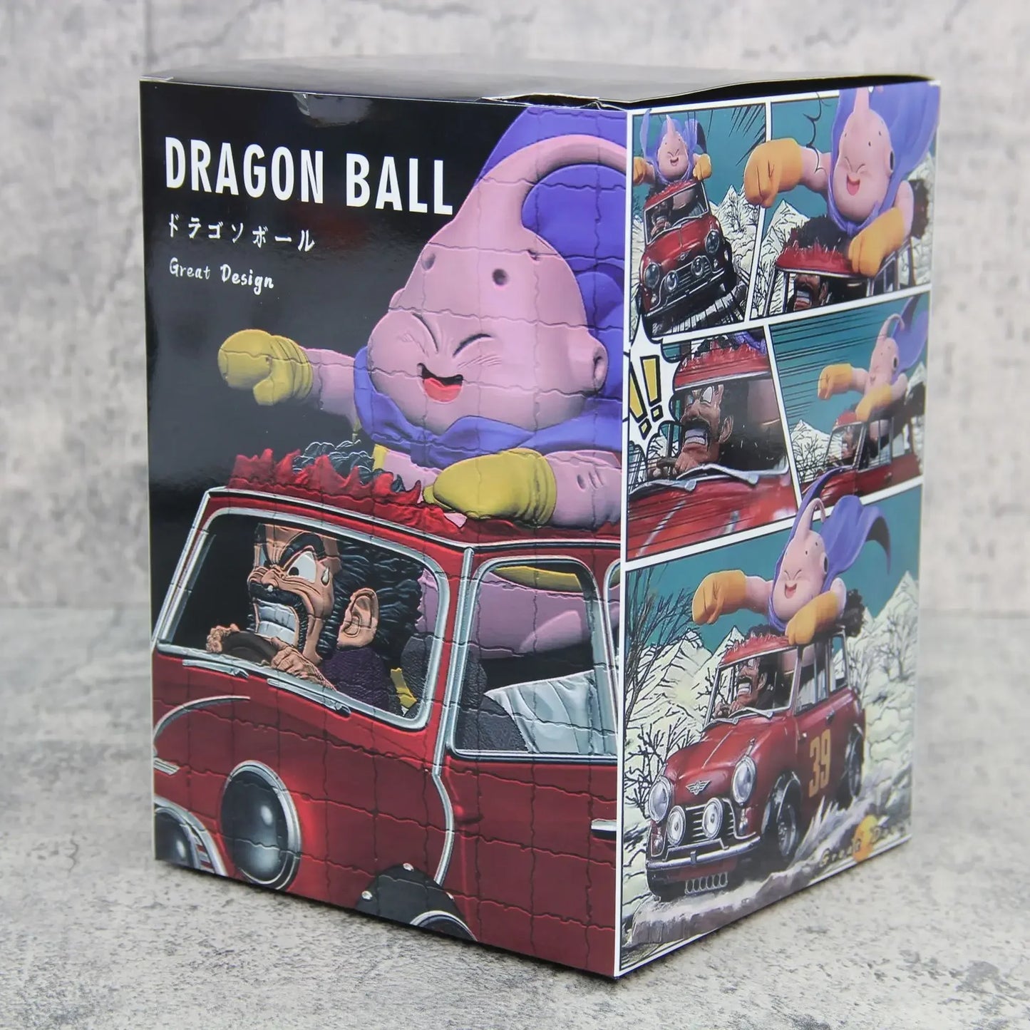 14cm Dragon Ball Z Fat Buu Anime Figures Majin Buu Figurine Mr. Satan Drive Car Pvc Statue Collectible Model Decoration Toy Gift