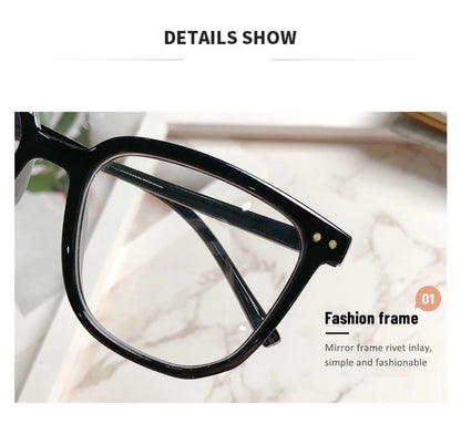 Blocking Glasses Cat Eye Clear Lens Ultralight Unisex Fashion Goggles Optical Spectacle Flat Lens Eye Protection Plain Glasses