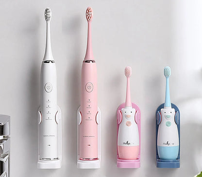 Adjustable Toothbrush Holder Electric Toothbrush Base Silicone Non-slip Wall Mount Brush Body Rack Adapt 99%