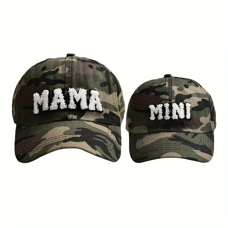 Parent-child Baseball Cap Embroidered Letters Cap Outdoor Casual Sunshade Hat for Boys Girls