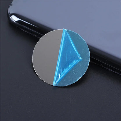 Thin Metal Plate Disk For Magnetic Car Phone Holder Iron Sheet Sticker Disk For Magnet Tablet Desk Phone Car Stand Mount Round