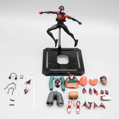 ML Legends Spider Man Action Figure Across the Spider-Verse SV Spiderman Miles Morales PVC Figures Action Figurine Gift Toys