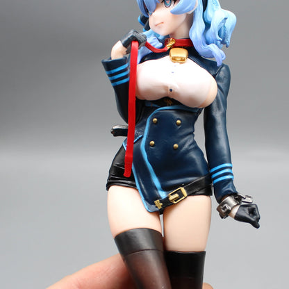 Blue File Yasuko Tianyu Gk Animation Secondary 25cm Hand-Made Chassis Desktop Ornaments Collectible Model Ornaments Xmas Gifts