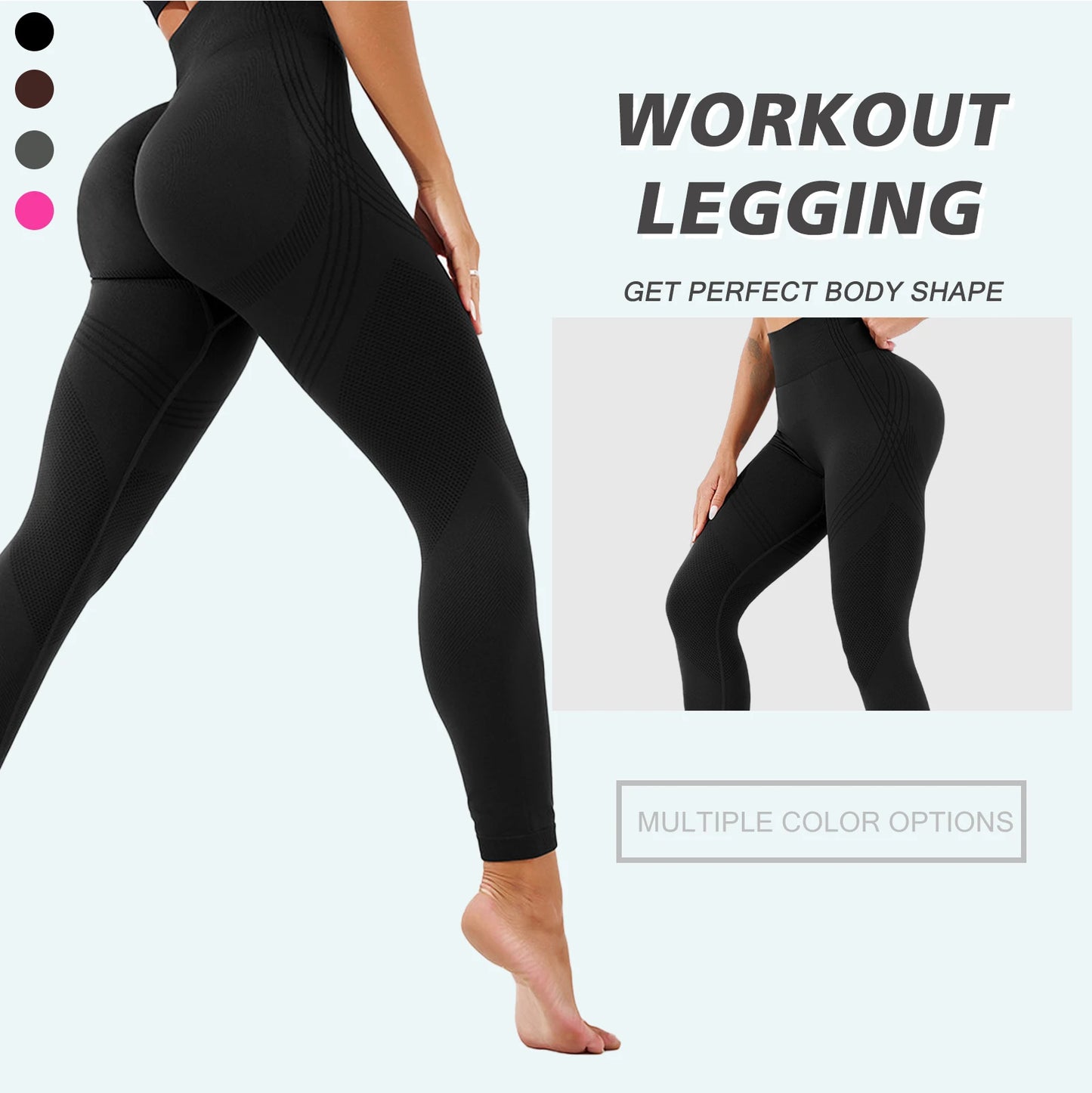 Women's Yoga Leggings High Waisted Leggings Soft Athletic Tummy Control Pants for Running Yoga Workout Leggings