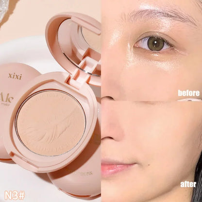 Face Powder Oil-control 24 Hours Long Lasting Waterproof Matte Pressed Powder Poreless Concealer Makeup Setting Compact Powder