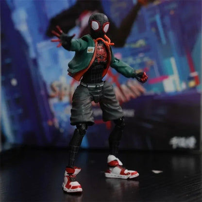 ML Legends Spider Man Action Figure Across the Spider-Verse SV Spiderman Miles Morales PVC Figures Action Figurine Gift Toys