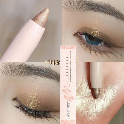 Glitter Lying Silkworm Highlighter Pencil Longlasting Brightening Eyes Corner Pearlescent White Eyeshadow Pen Shiny Eye Cosmetic